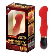 INFINITY STICK 10段變頻防水G點按摩棒-紅色